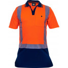 Caution Day/Night Microfibre Polo