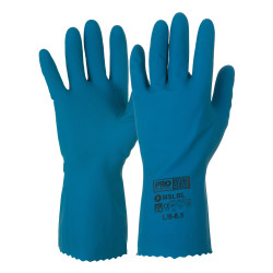 PRO Blue Silverlined Rubber Gloves 