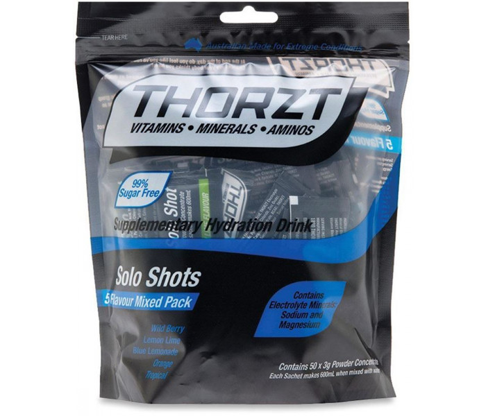 Thorzt Solo-Shot Mixed 50pk Sugar Free Sachets