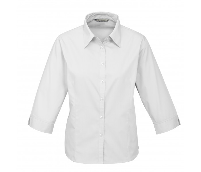 Biz Base Womens 3/4 Sl. Shirt